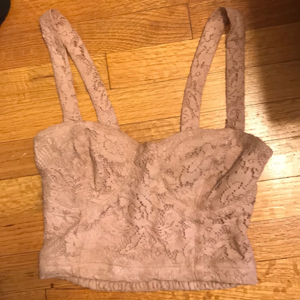 Pink bra top